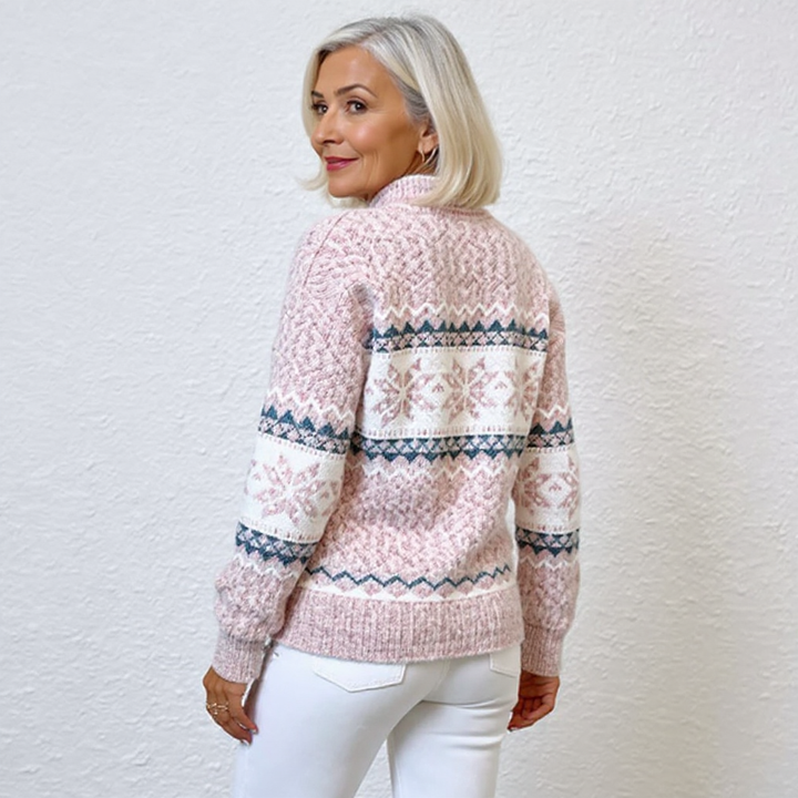 Maglione Collo Alto Fiocchi Margot – foto 11