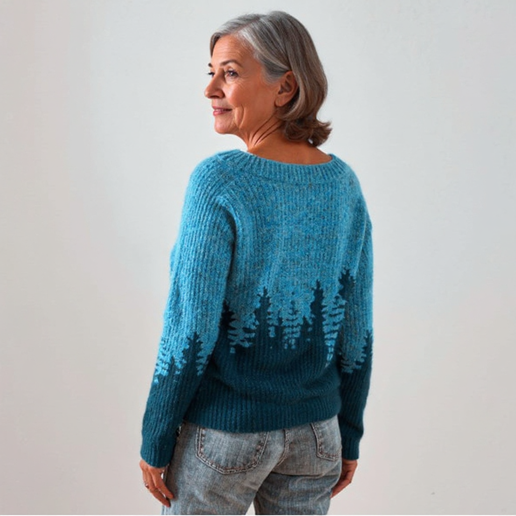 Maglione Motivo Foresta Brigitte – foto 3