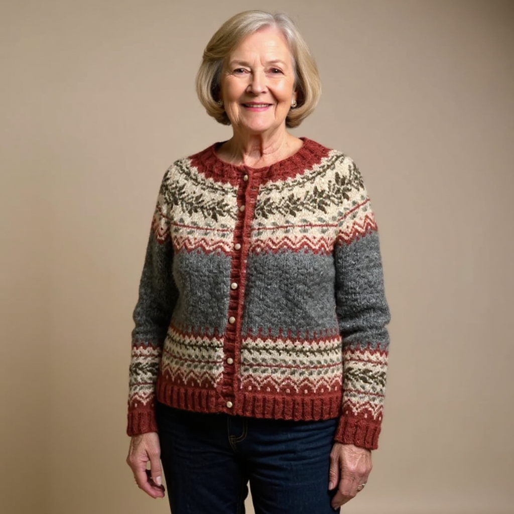 Cardigan Jacquard Catherine – foto 2