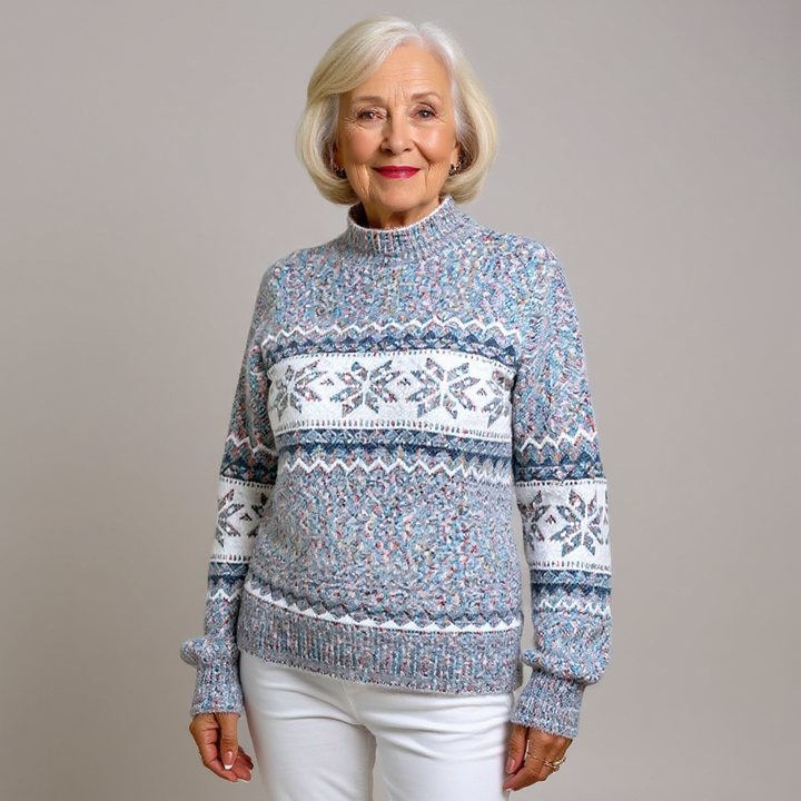 Maglione Collo Alto Fiocchi Margot – foto 5