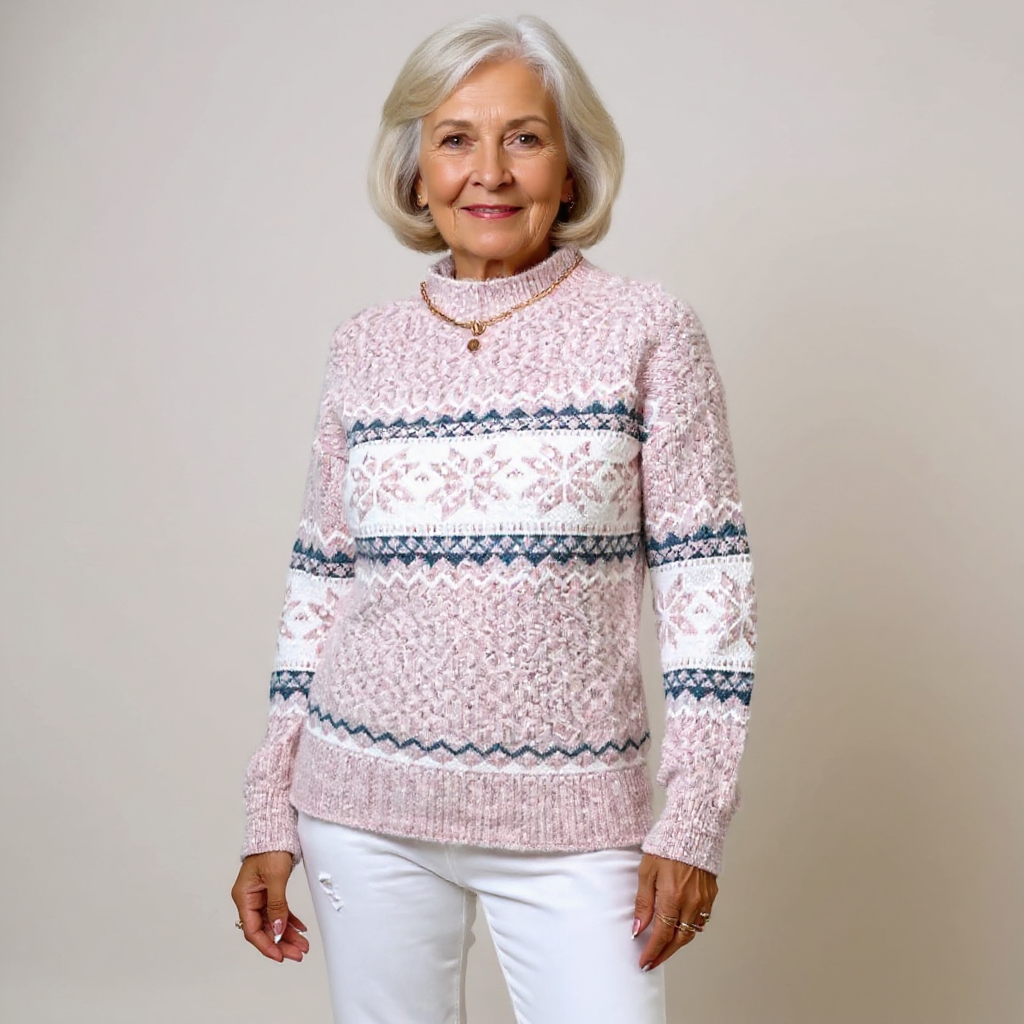 Maglione Collo Alto Fiocchi Margot – foto 7