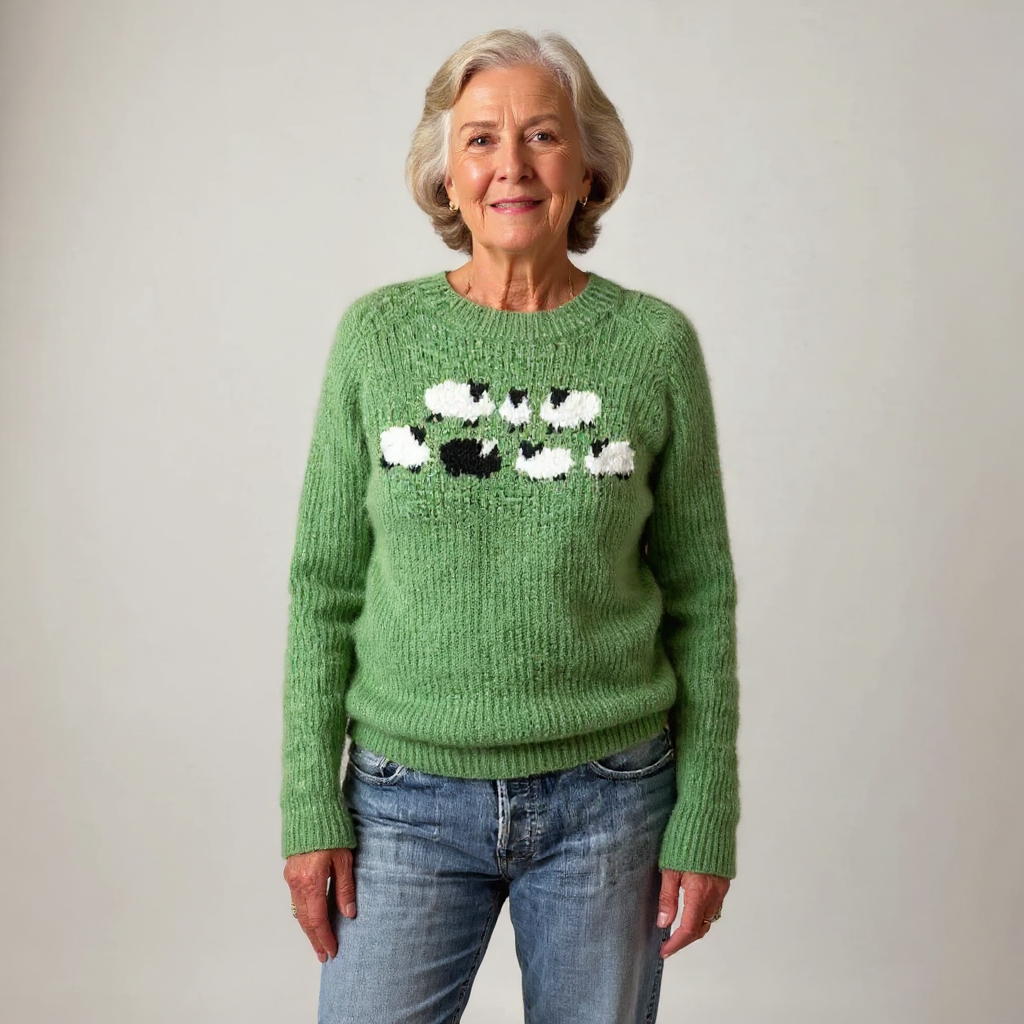 Maglione Motivo Pecore Mathilde – foto 2