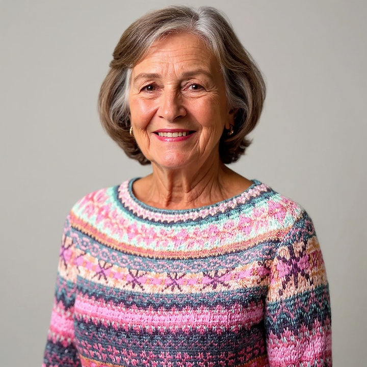 Maglione Mélange Rosa Élina – foto 4