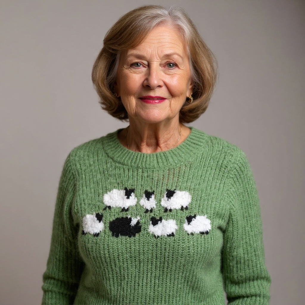 Maglione Motivo Pecore Mathilde – foto 4