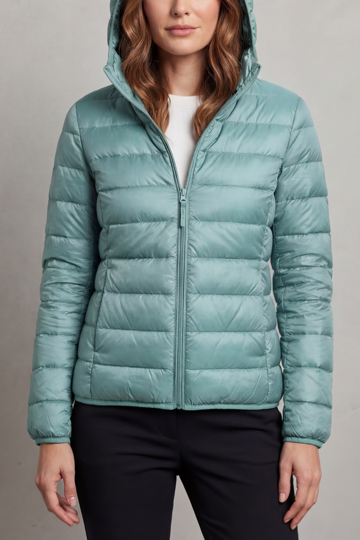 Kacob | Hooded Zip Puffer Jacket