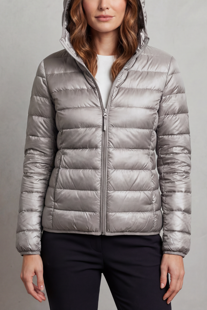 Kacob | Hooded Zip Puffer Jacket