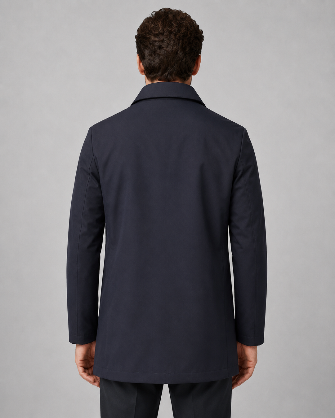 Kacob | Men's Button-Up Mac Coat