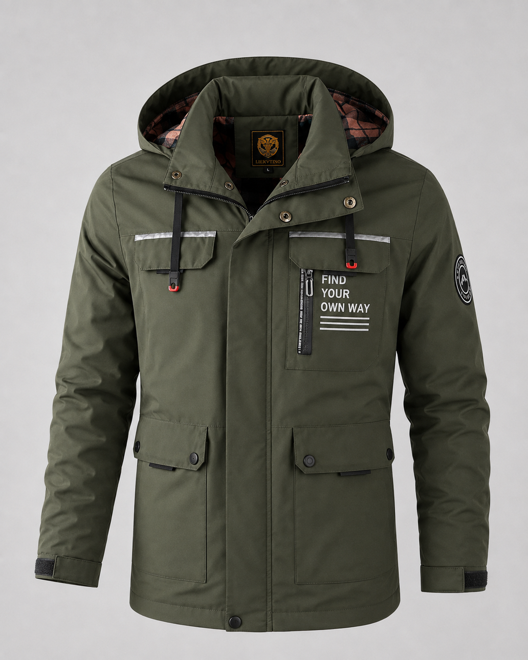 Kacob | Men's Hooded Utility Winter Parka