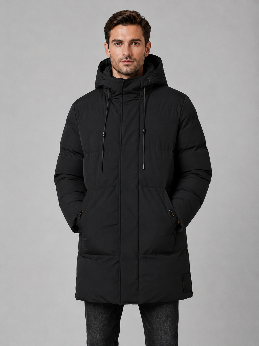 Kacob | Men's Longline Hooded Padded Parka