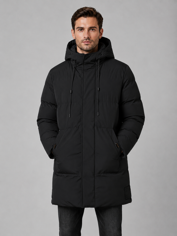 Kacob | Men's Longline Hooded Padded Parka