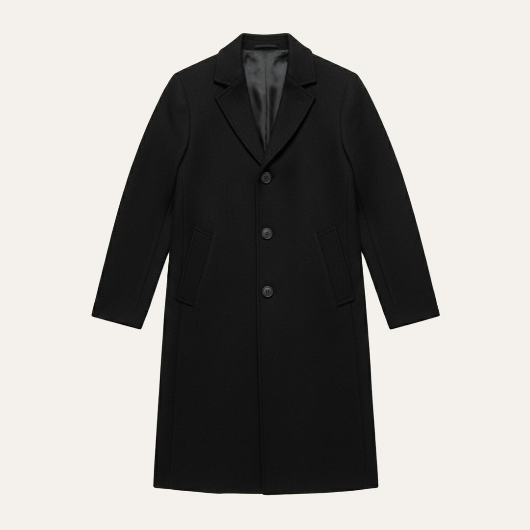 Kacob | Men's Tailored Winter Pocket Longline Coat