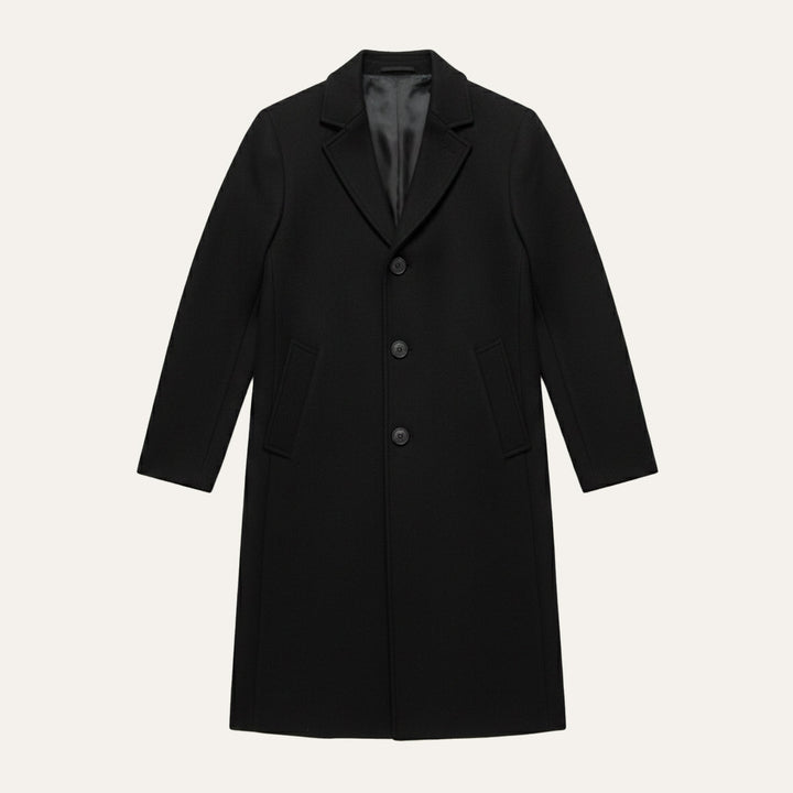 Kacob | Men's Tailored Winter Pocket Longline Coat