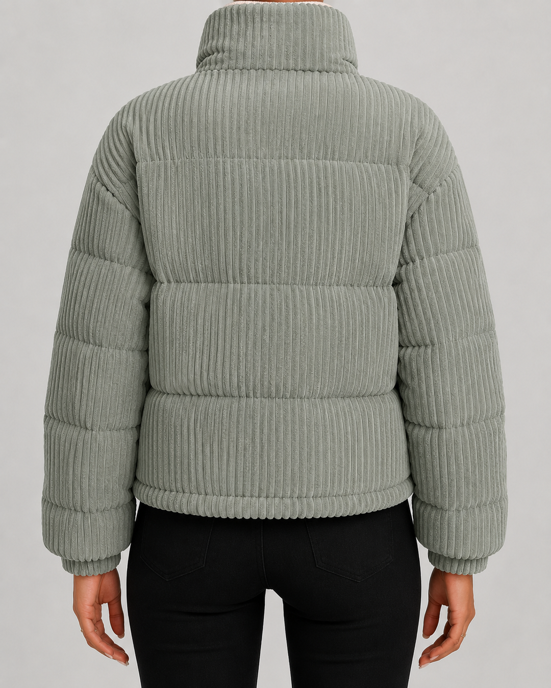 Kacob | Women's Corduroy Puffer Jacket