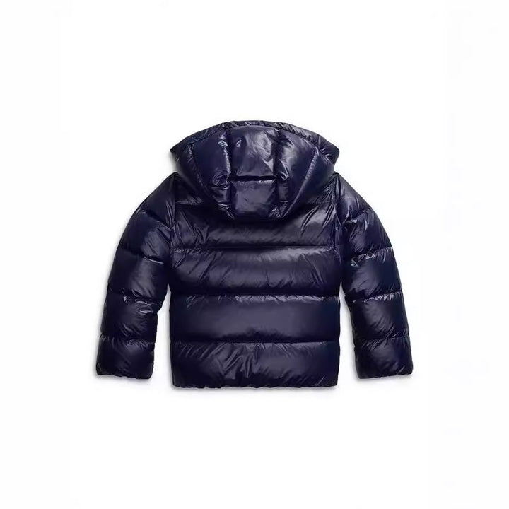 Kacob | Women's Glossy Hooded Boxy Puffer Jacket
