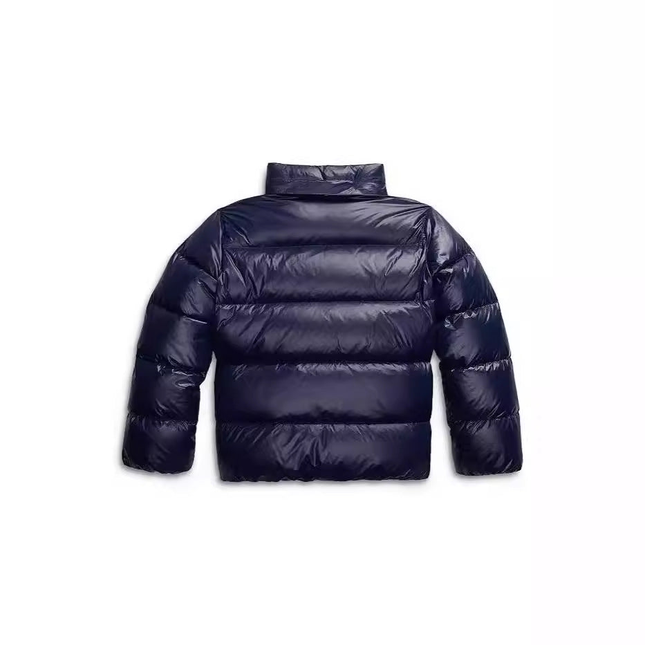 Kacob | Women's Glossy Hooded Boxy Puffer Jacket