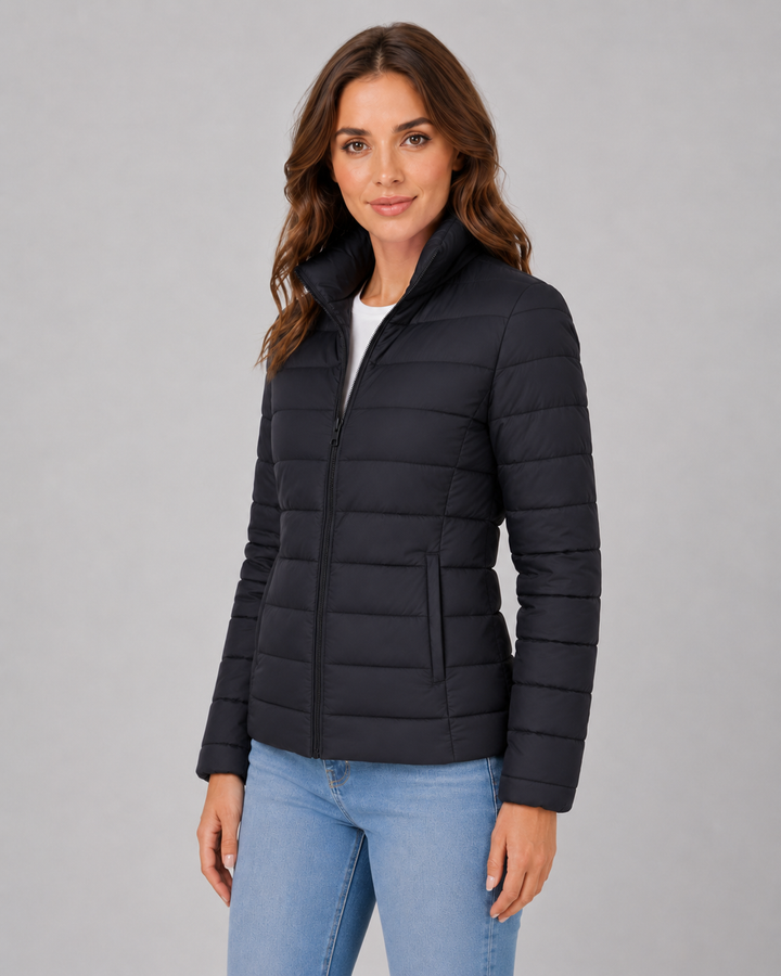 Kacob | Women's Lightweight Stand Collar Puffer Jacket