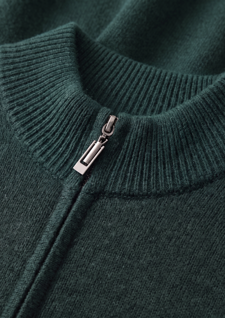 Set Luzzo in pura lana merino extra-fine verde mare