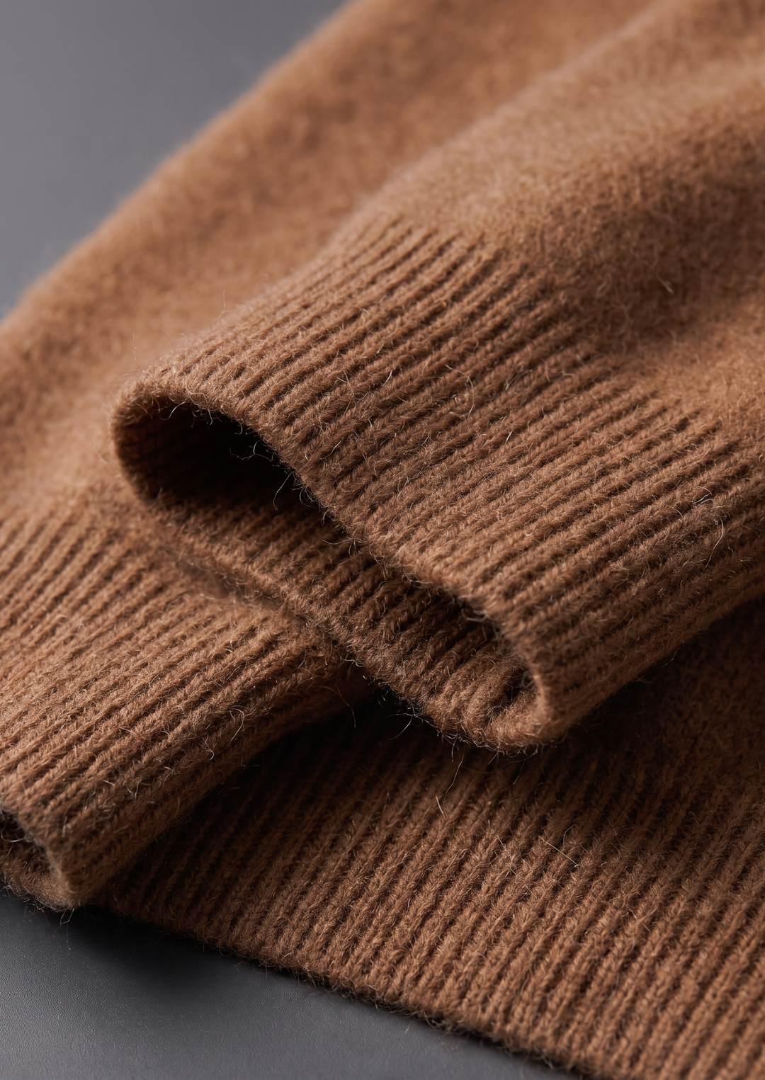Set Luzzo in pura lana merino extra-fine caramello