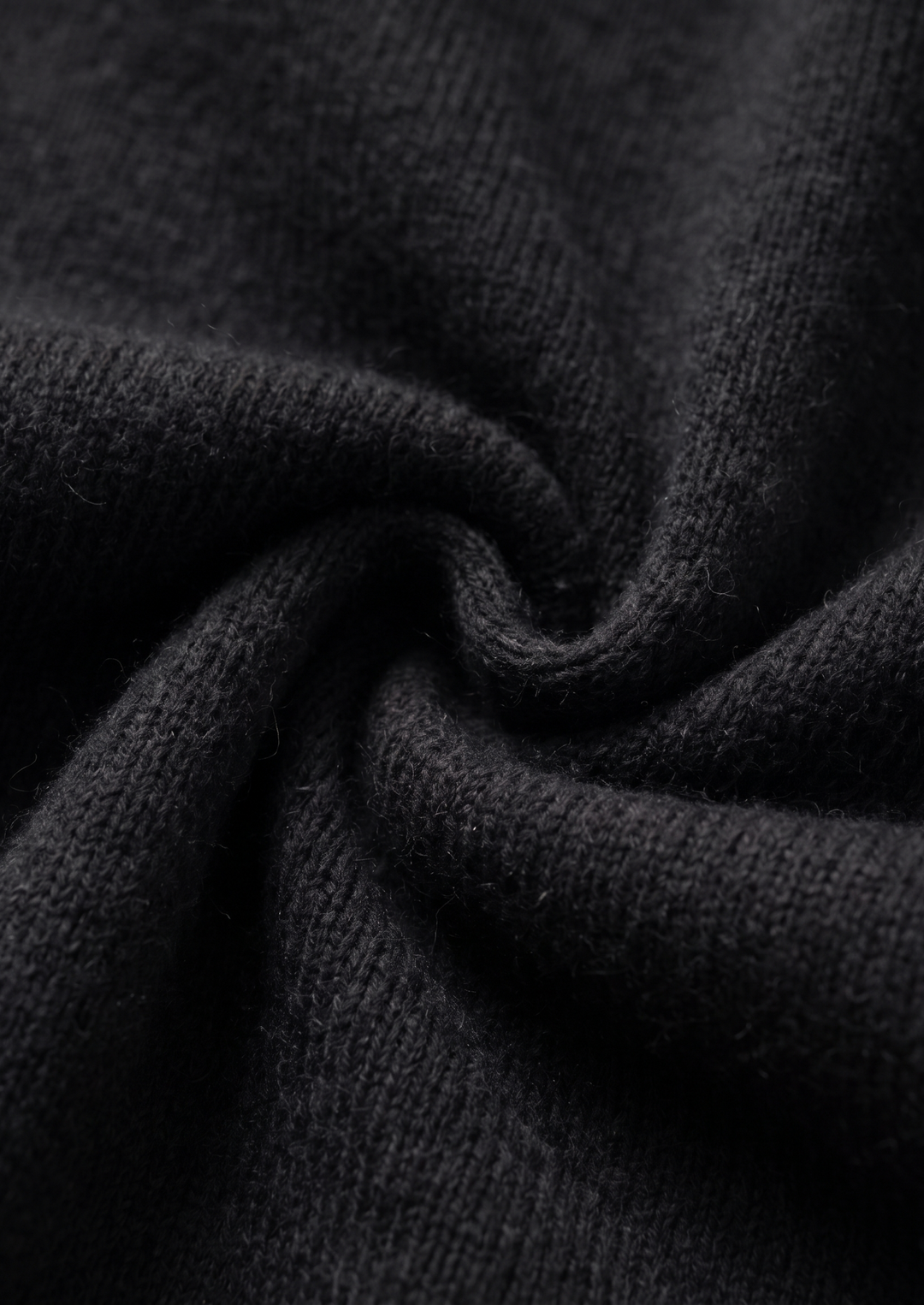 Set Luzzo in pura lana merino extra-fine nera
