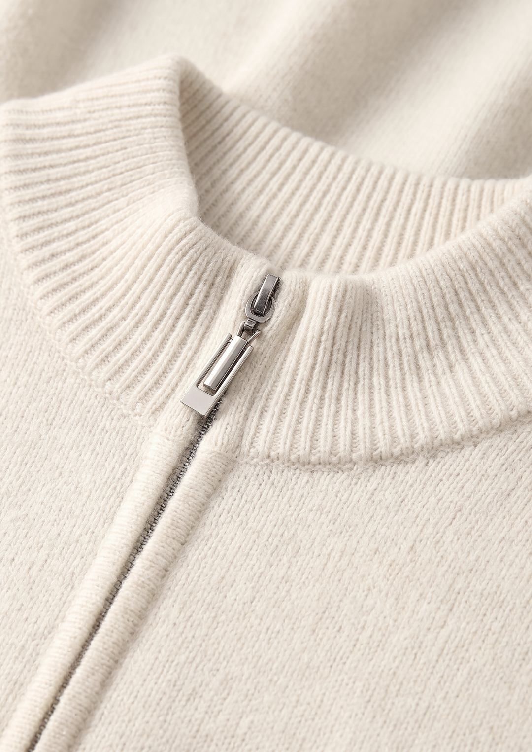 Set Luzzo in Pura Lana Merino Extra-Fine Bianco Crema