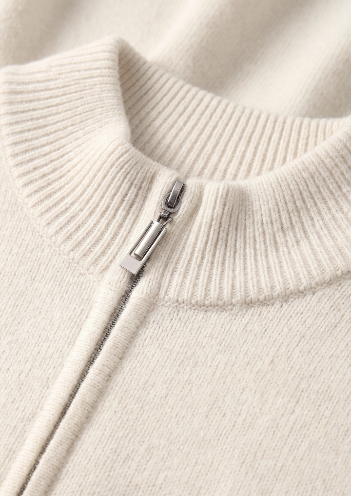 Set Luzzo in Pura Lana Merino Extra-Fine Bianco Crema