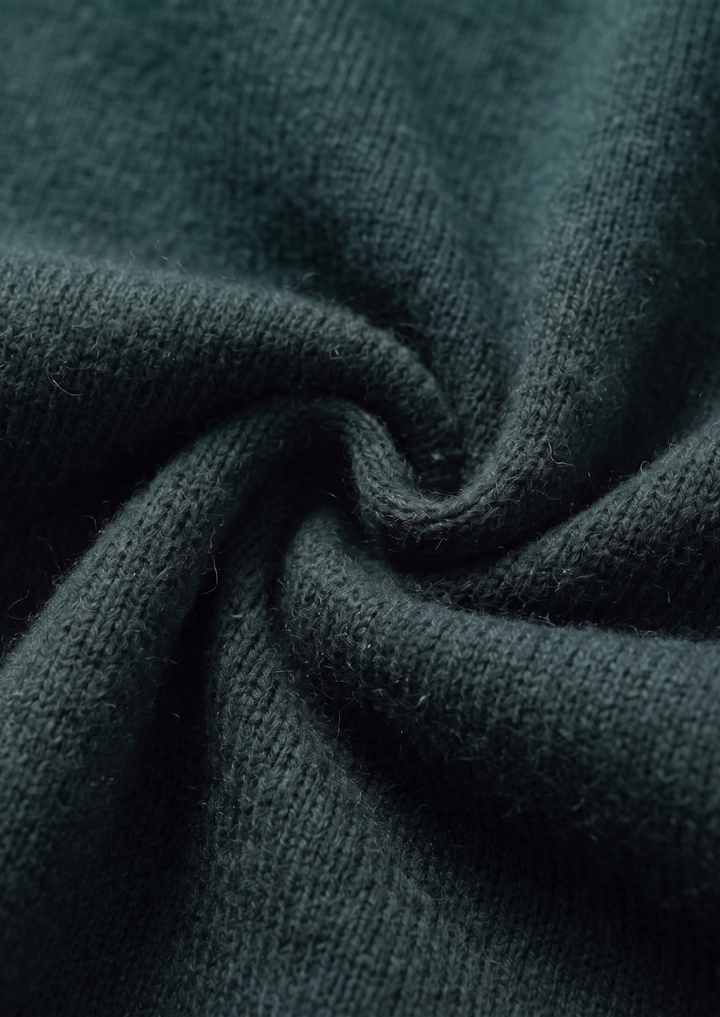 Set Luzzo in pura lana merino extra-fine verde mare