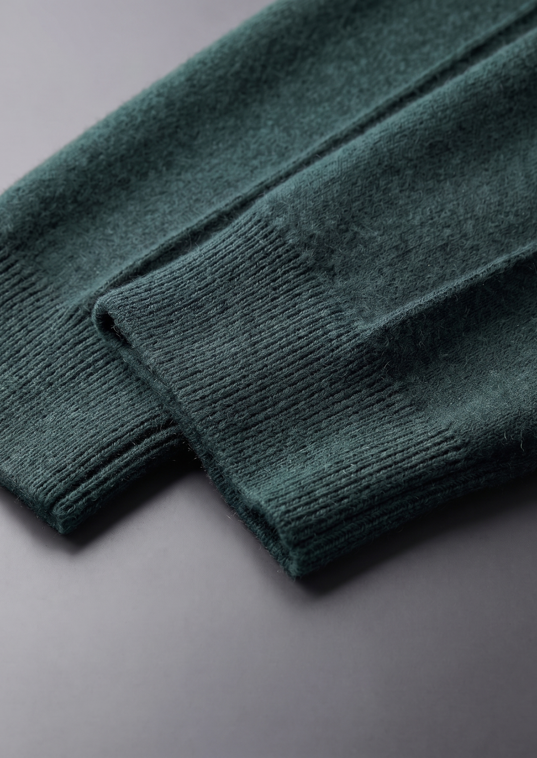 Set Luzzo in pura lana merino extra-fine verde mare