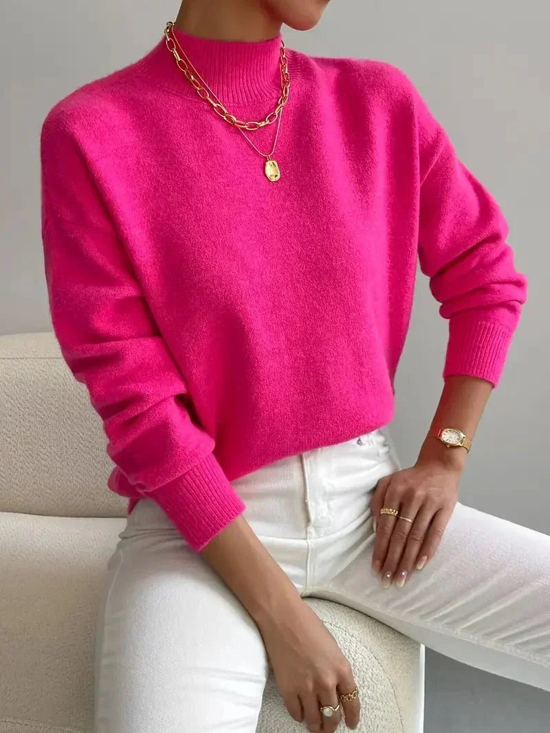 Maglione Collo Alto Morbido Christine – foto 6