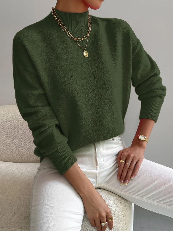 Maglione Collo Alto Morbido Christine – foto 8