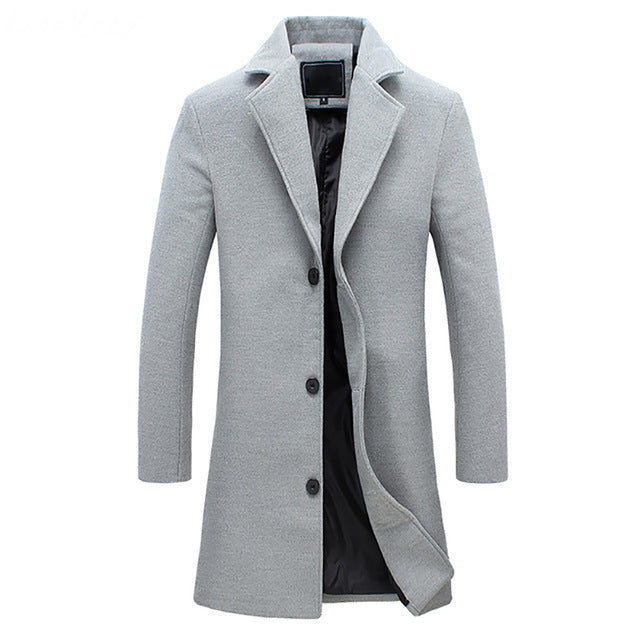 Kacob | John | Men’s Winter Trench Coat for Cold Weather