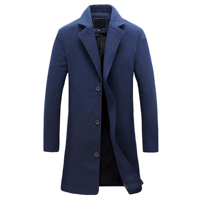 Kacob | John | Men’s Winter Trench Coat for Cold Weather