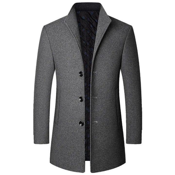 Kacob | Men's Tailored Winter Coat – Classic Smart Overcoat
