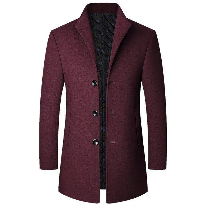 Kacob | Men's Tailored Winter Coat – Classic Smart Overcoat