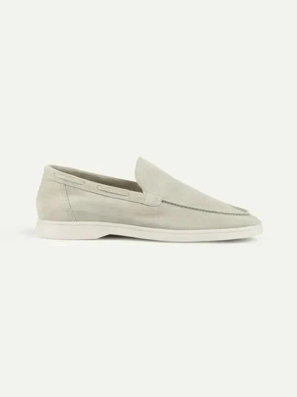 Mocassino Classico in Suede Crema