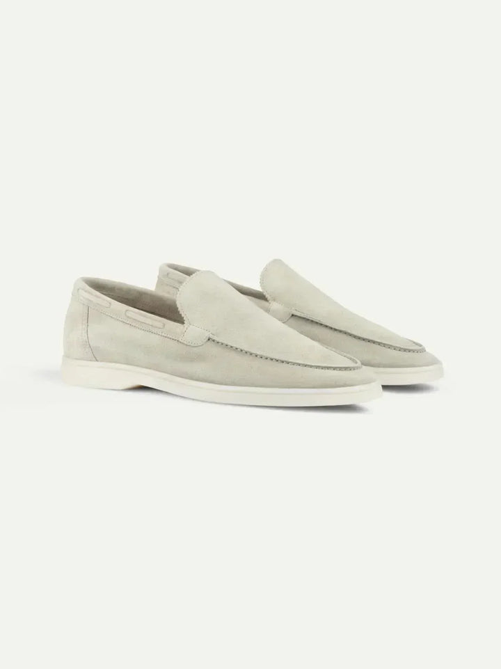 Mocassino Classico in Suede Crema