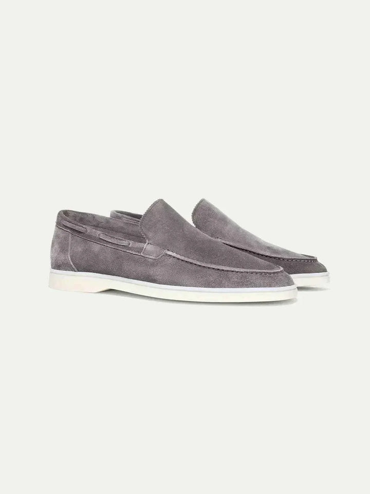 Mocassino Classico in Suede Grigio