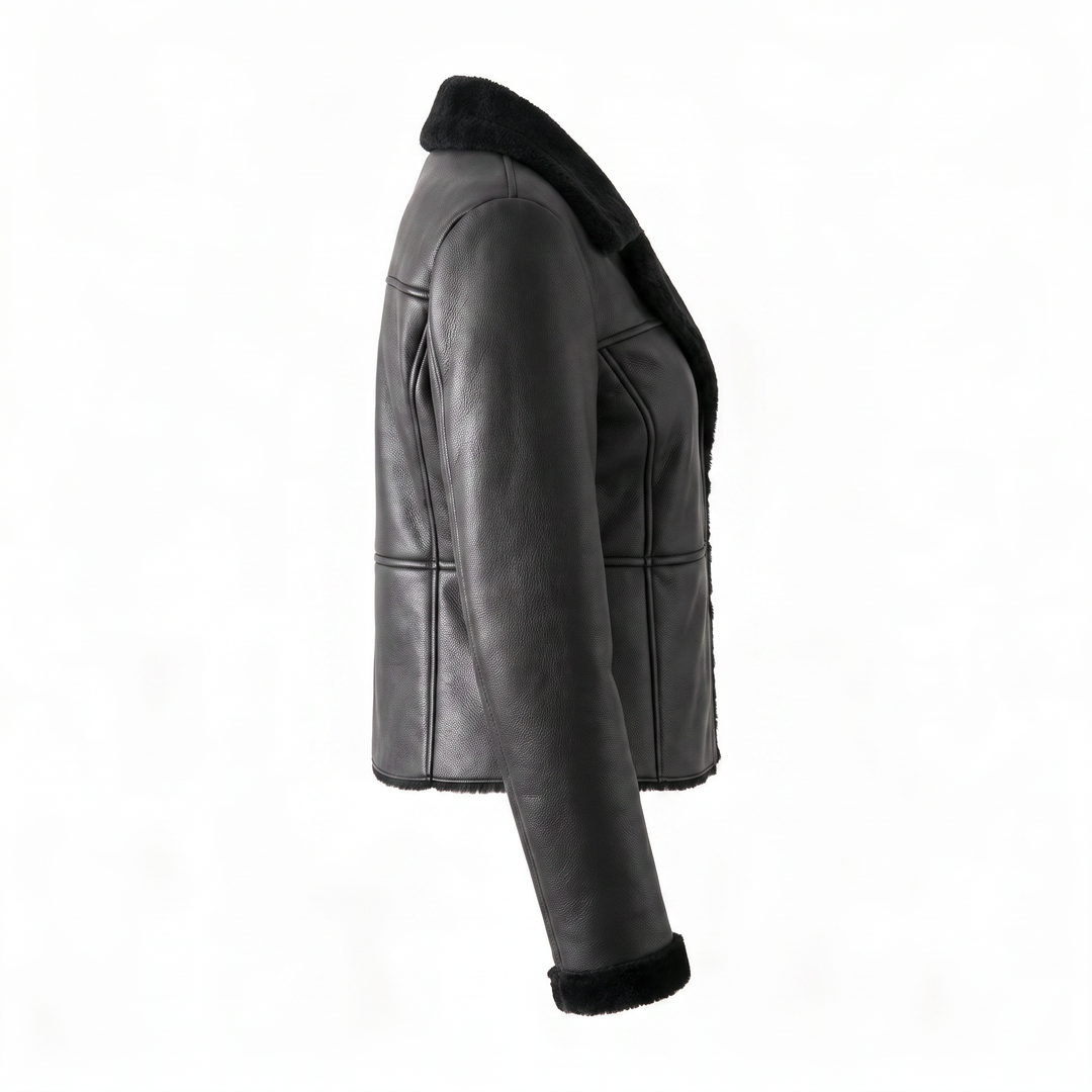 Women's Genuine Leather Jacket - Sabine
