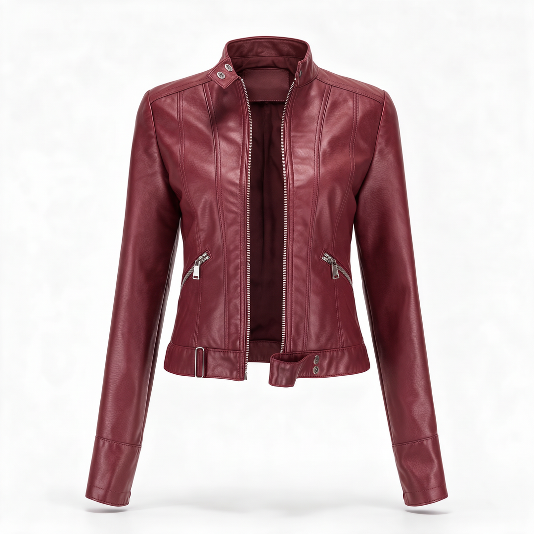 Women's Genuine Leather Jacket - Rosalind