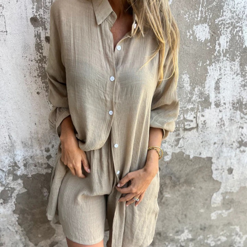 Set Polo Casual Carmen Kaki – Bottega Moretti