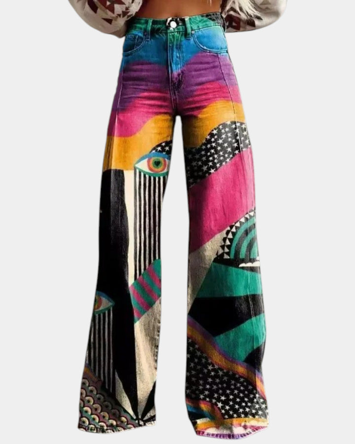 Pantaloni a Zampa Boho Chic Talia – Bottega Moretti
