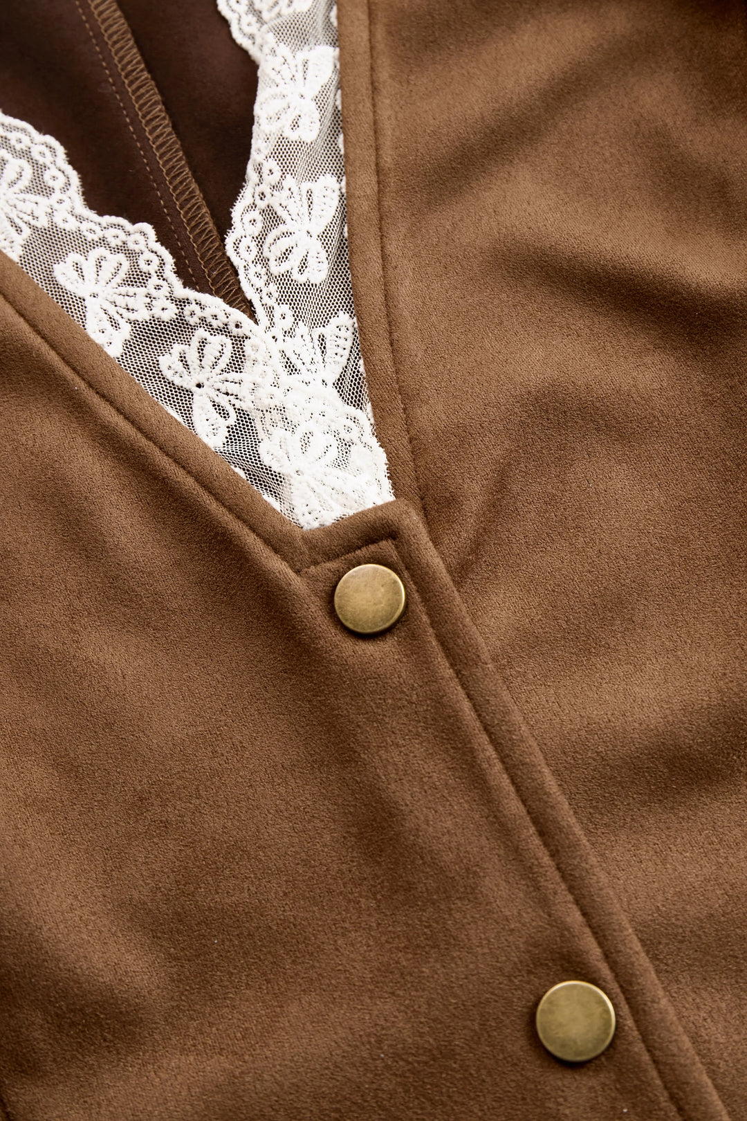 Women's western lace long sleeve blouse with high-neck collar and ruffled cuffs